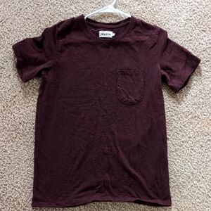 Taylor Stitch Men's Short Sleeve Tee - Dark Brown